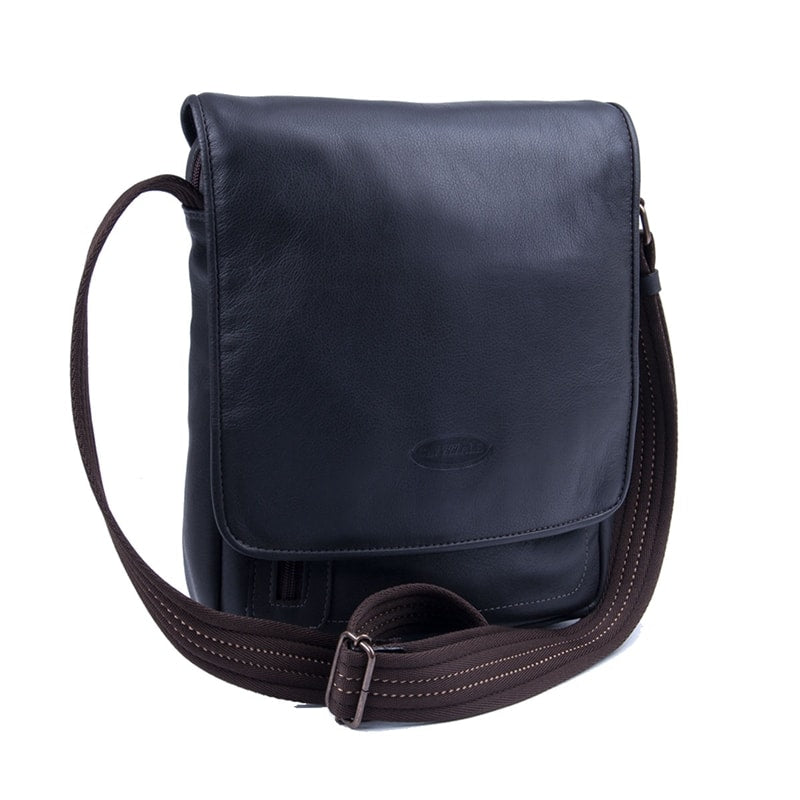 Bolsa Transversal Couro La Fenice Café 055973