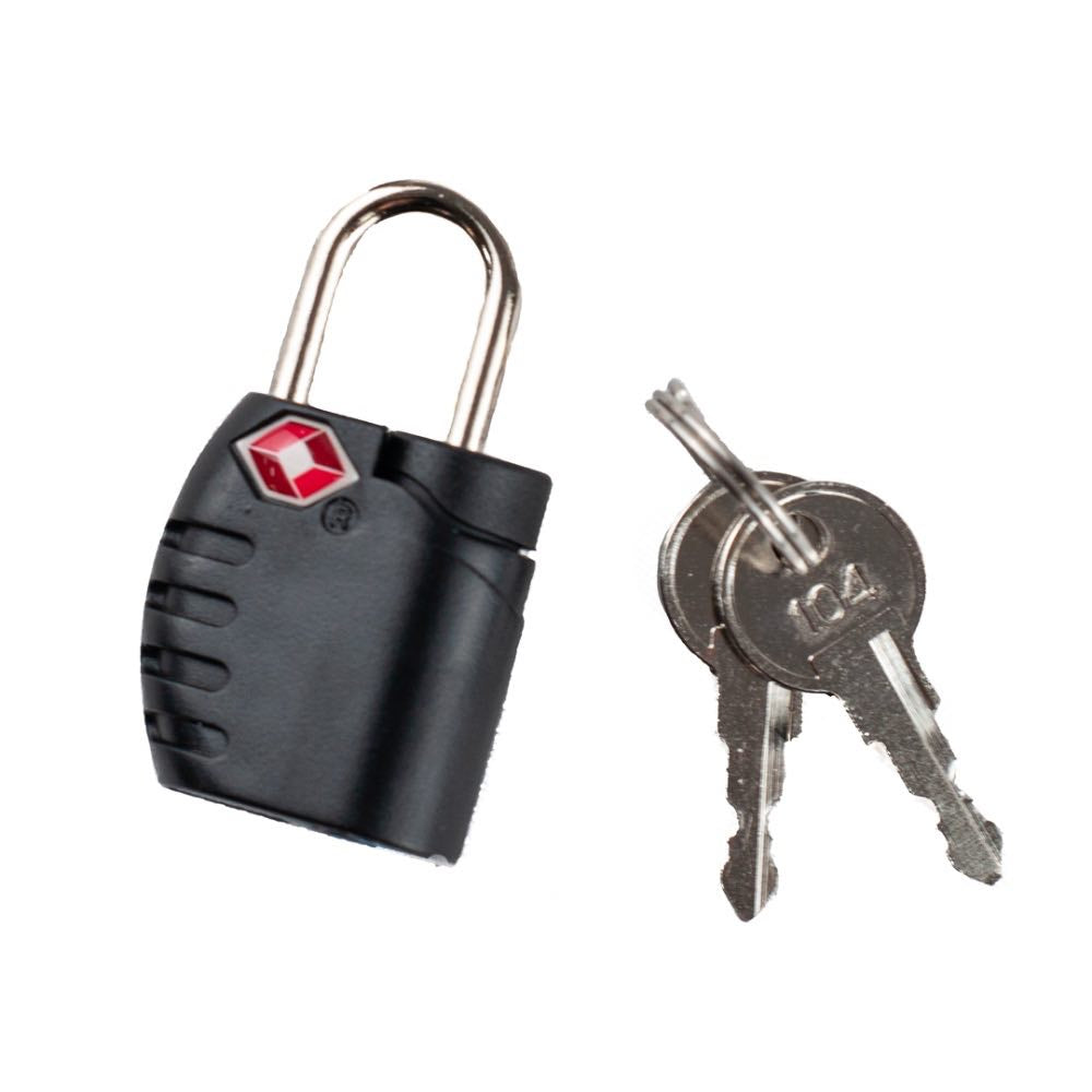 Cadeado La Fenice Chave TSA Preto 104503