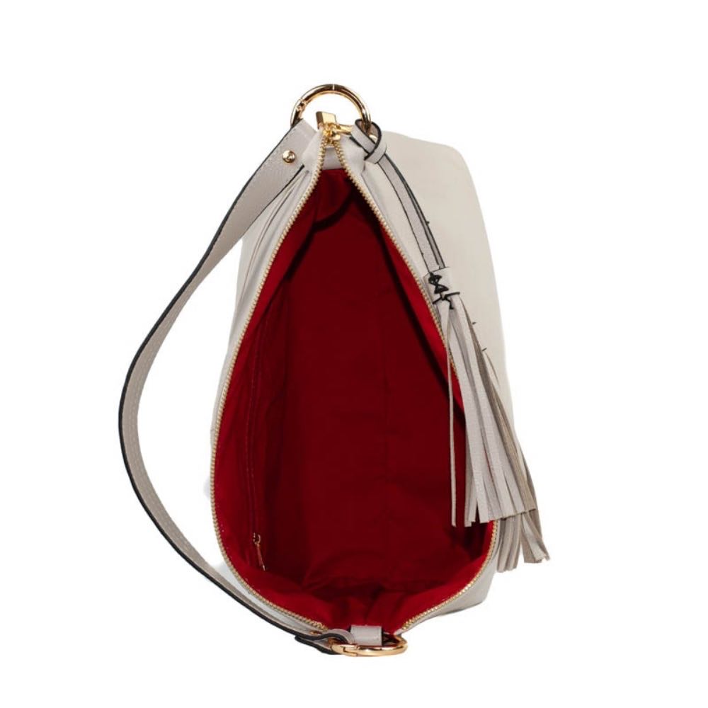 Bolsa Hobo Grande Couro Floter La Fenice Off White 105047