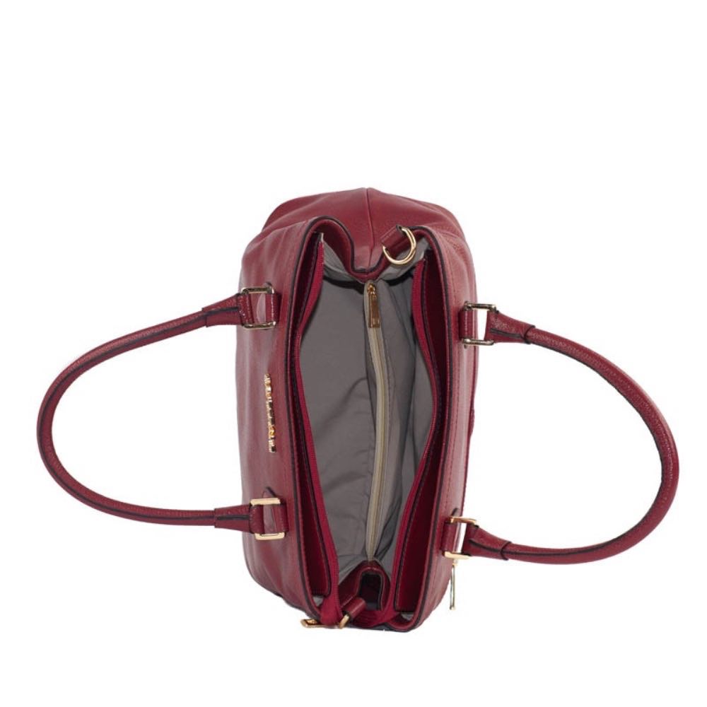 Tote Bag Grande de Couro Floter La Fenice Cereja 105048