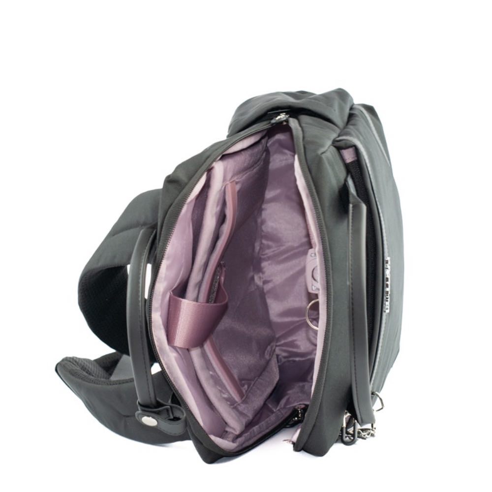 Mochila de Poliéster La Fenice Preto 105094