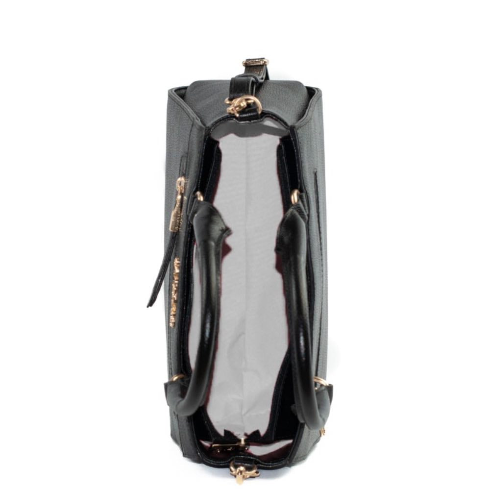 Tote Bag Média de Couro Floter La Fenice Preto 105049