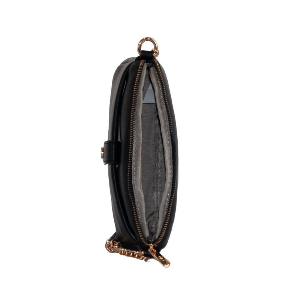 Bolsa Tiracolo Pequena Feminina La Fenice Preto 105538