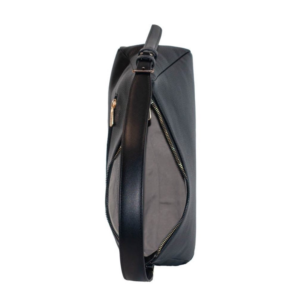 Bolsa Hobo Média Feminina La Fenice Preto 105541