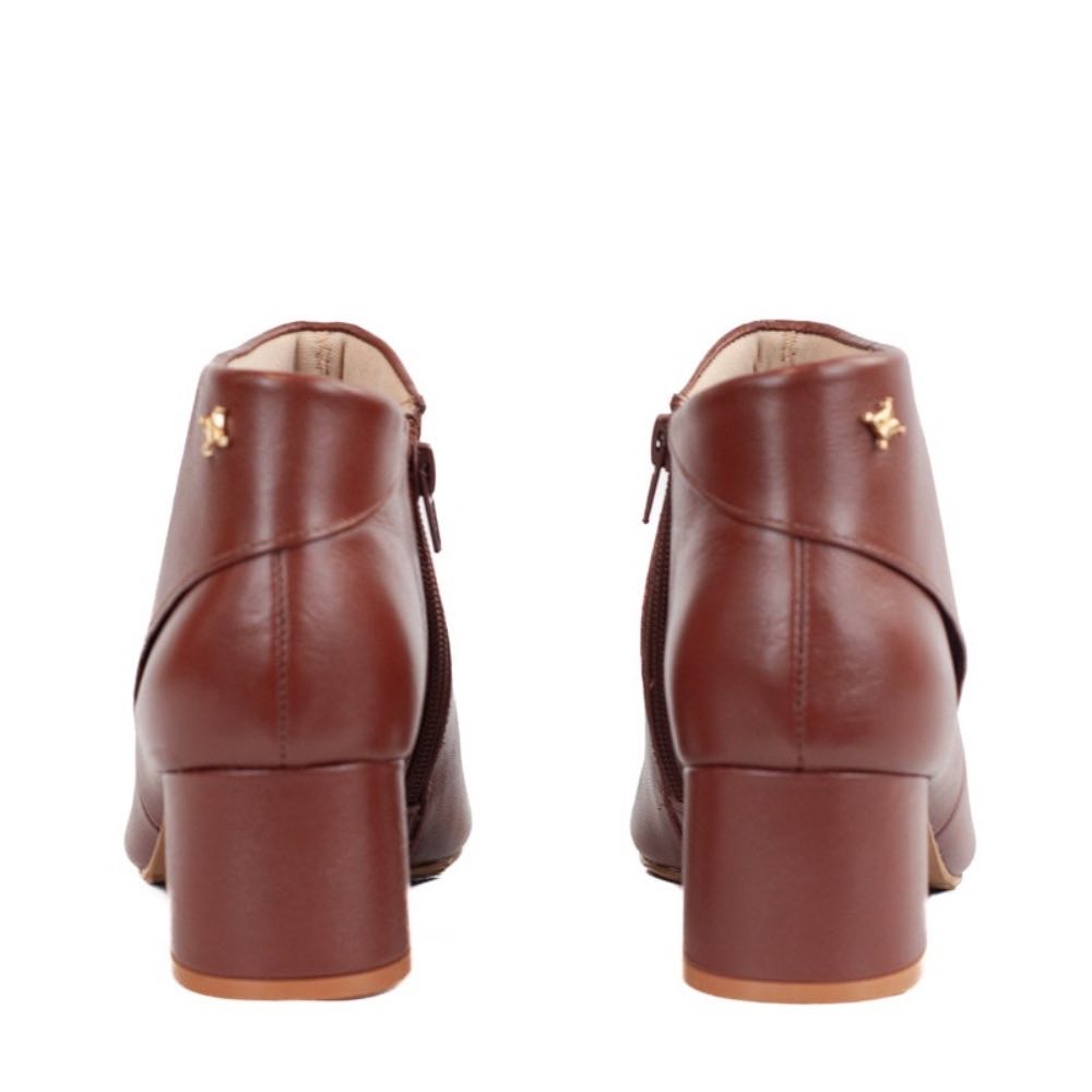 Bota de Couro Veneto La Fenice Conhaque 105747