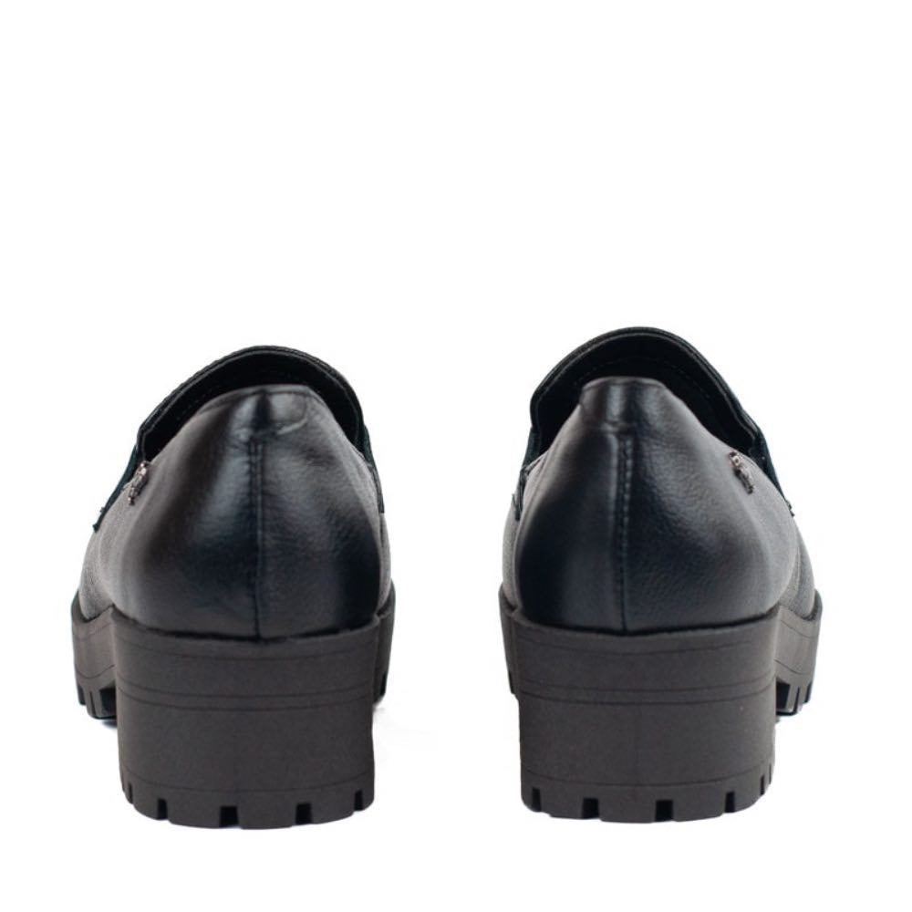 Mocassim de Couro La Fenice Preto 105741