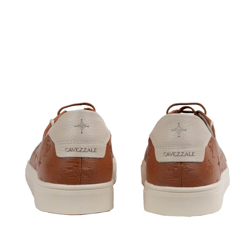Tênis de Couro La Fenice Floter Monograma Caramelo/Off White 105879