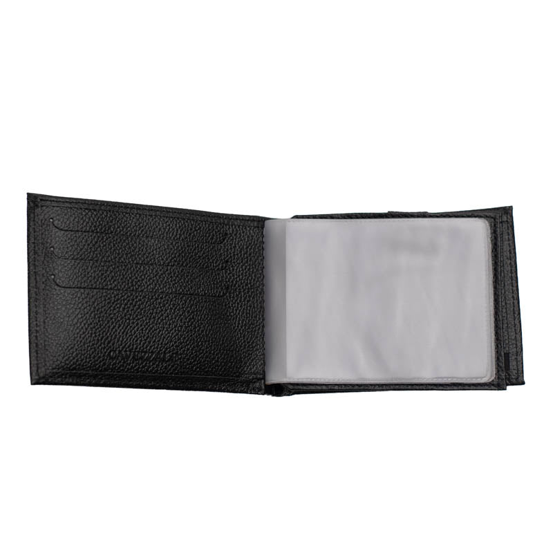 Carteira de Couro Masculina Grande La Fenice Preto 099390
