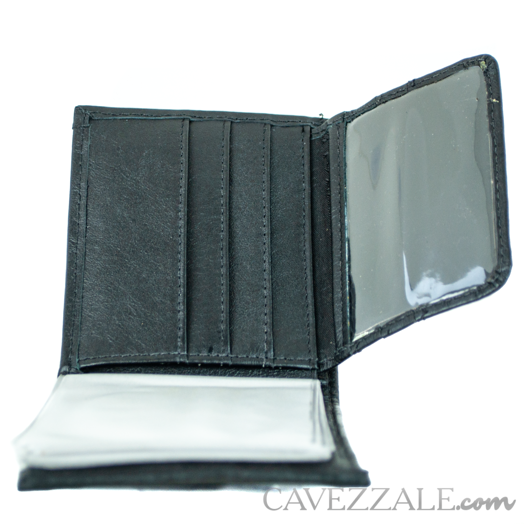 Carteira Couro Masculina Grande La Fenice Preto 050040