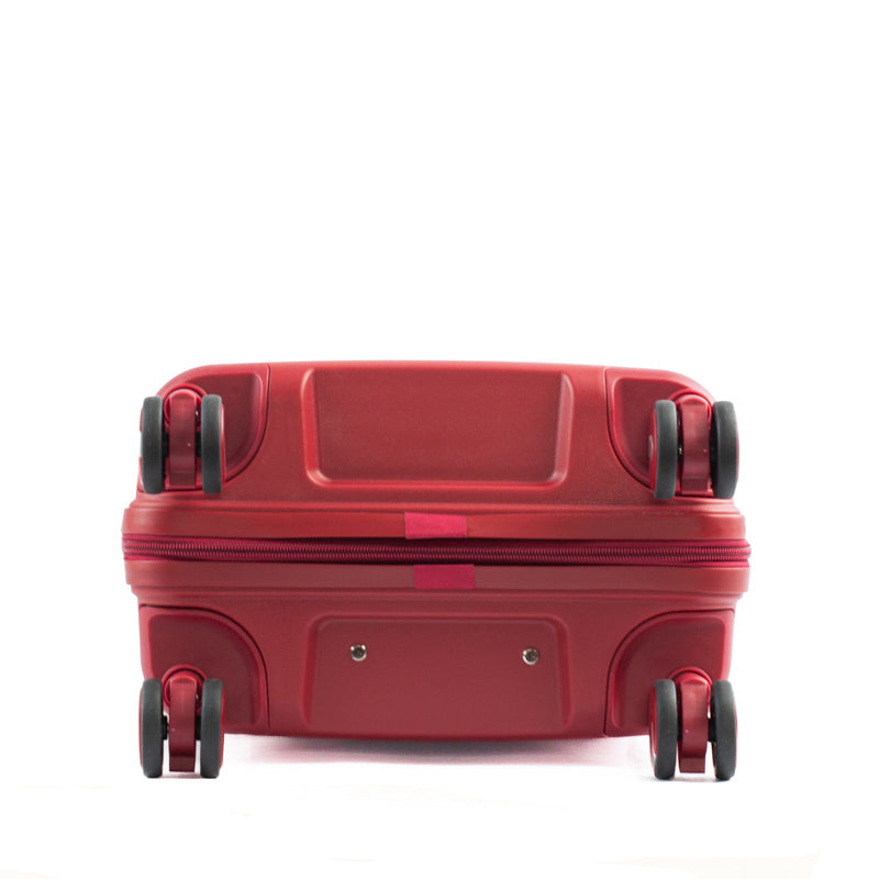 Mala de Viagem Pequena La Fenice com Zíper Antifurto Firenze Polipropileno Vermelho 105118