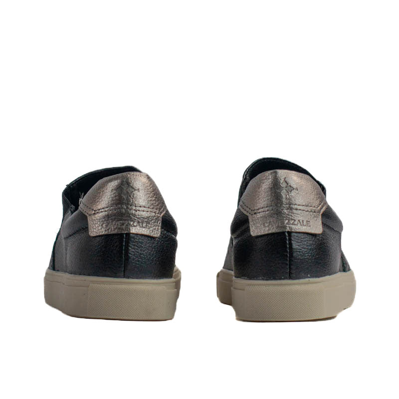 Tênis de Couro La Fenice Floter Preto/Onix 105192