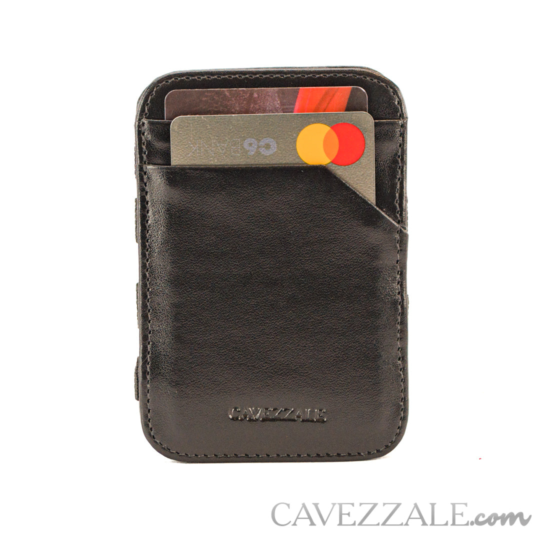 Carteira de Couro Masculina Pequena La Fenice Preto 101797
