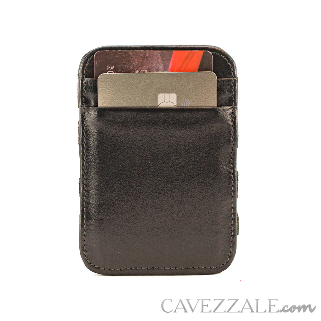 Carteira de Couro Masculina Pequena La Fenice Preto 101797