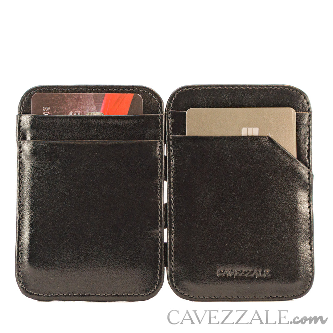 Carteira de Couro Masculina Pequena La Fenice Preto 101797