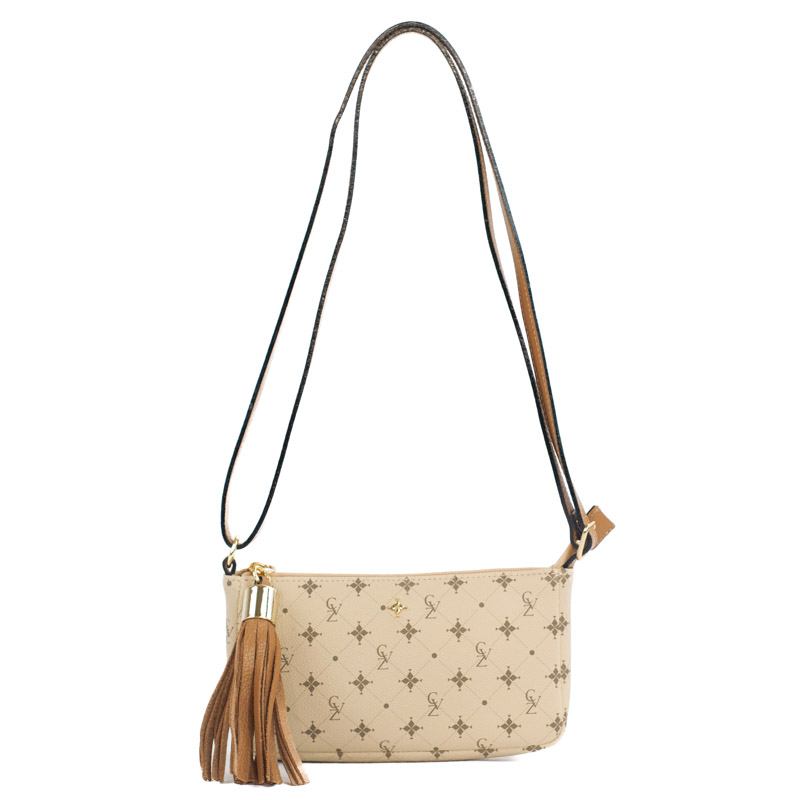 Bolsa Tiracolo Pequena La Fenice Personnalité Nude/Caramelo 105577