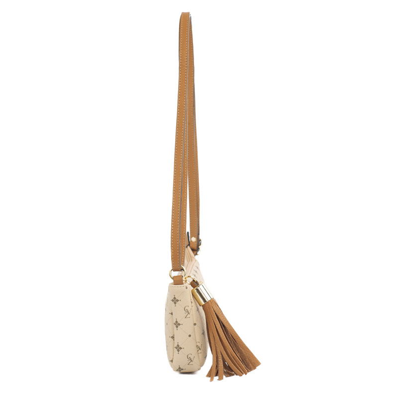 Bolsa Tiracolo Pequena La Fenice Personnalité Nude/Caramelo 105577