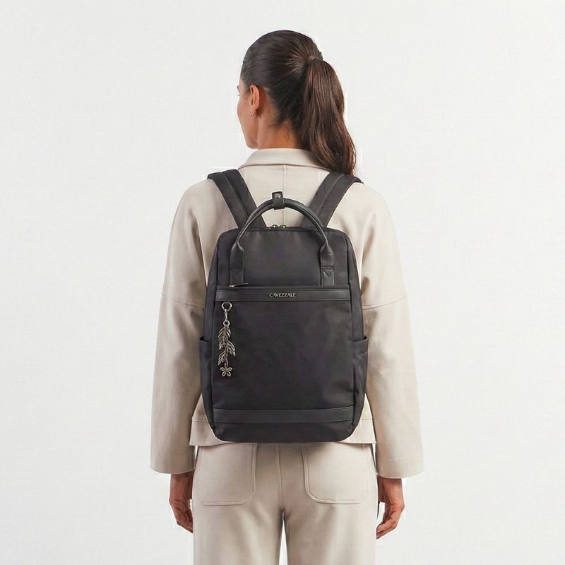 Mochila de Poliéster La Fenice Preto 105094