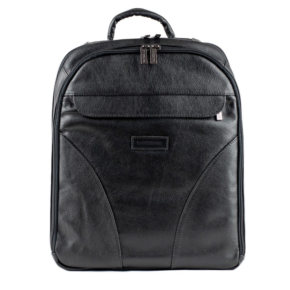 Mochila Couro La Fenice Preto 019606