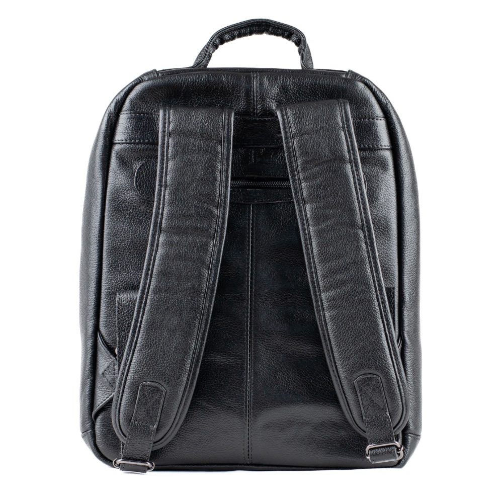 Mochila Couro La Fenice Preto 019606