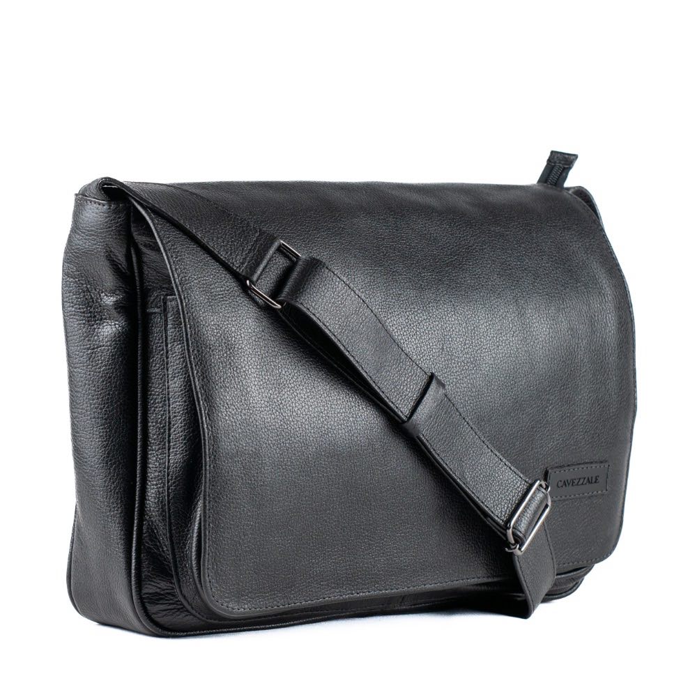 Pasta Tiracolo Satchel Couro La Fenice Preto 053608