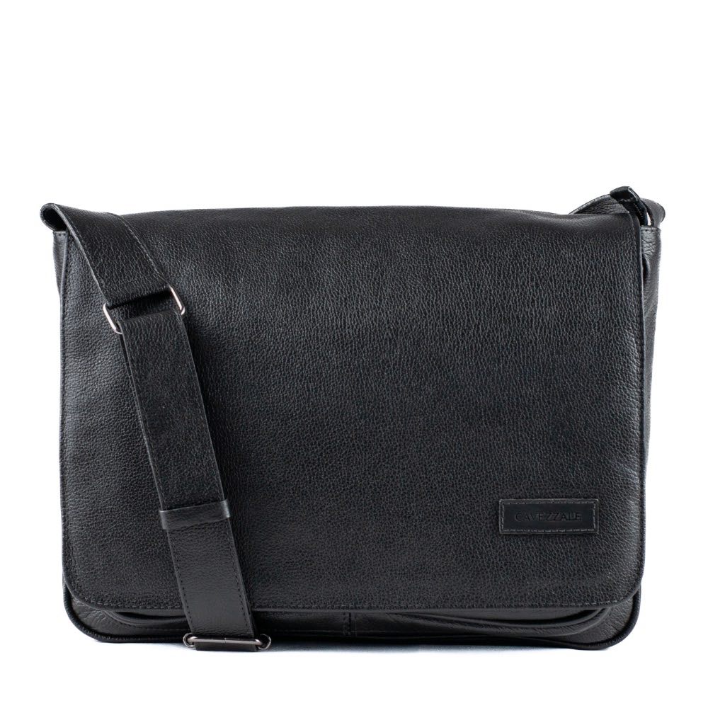 Pasta Tiracolo Satchel Couro La Fenice Preto 053608