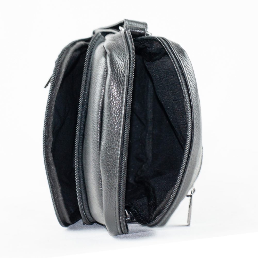 Bolsa Transversal Couro La Fenice Café 053044