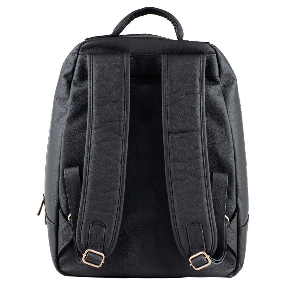 Mochila de Couro La Fenice Preto 0100935