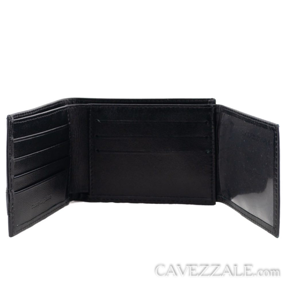 Carteira de Couro Masculina Média La Fenice Preto 0101256