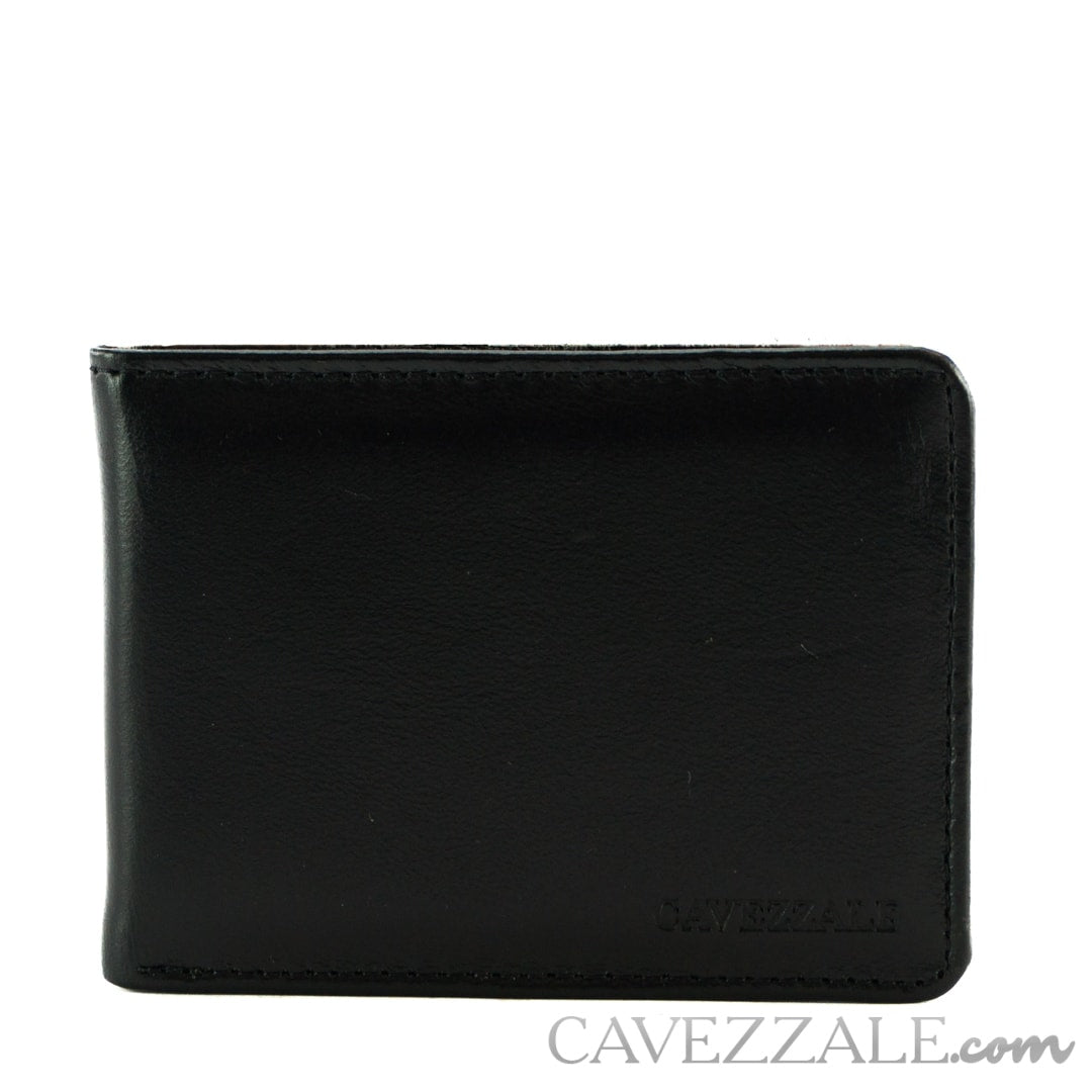 Carteira de Couro Masculina Média La Fenice Preto 0101256