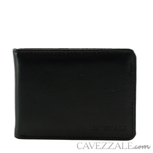 Carteira de Couro Masculina Média La Fenice Preto 0101256