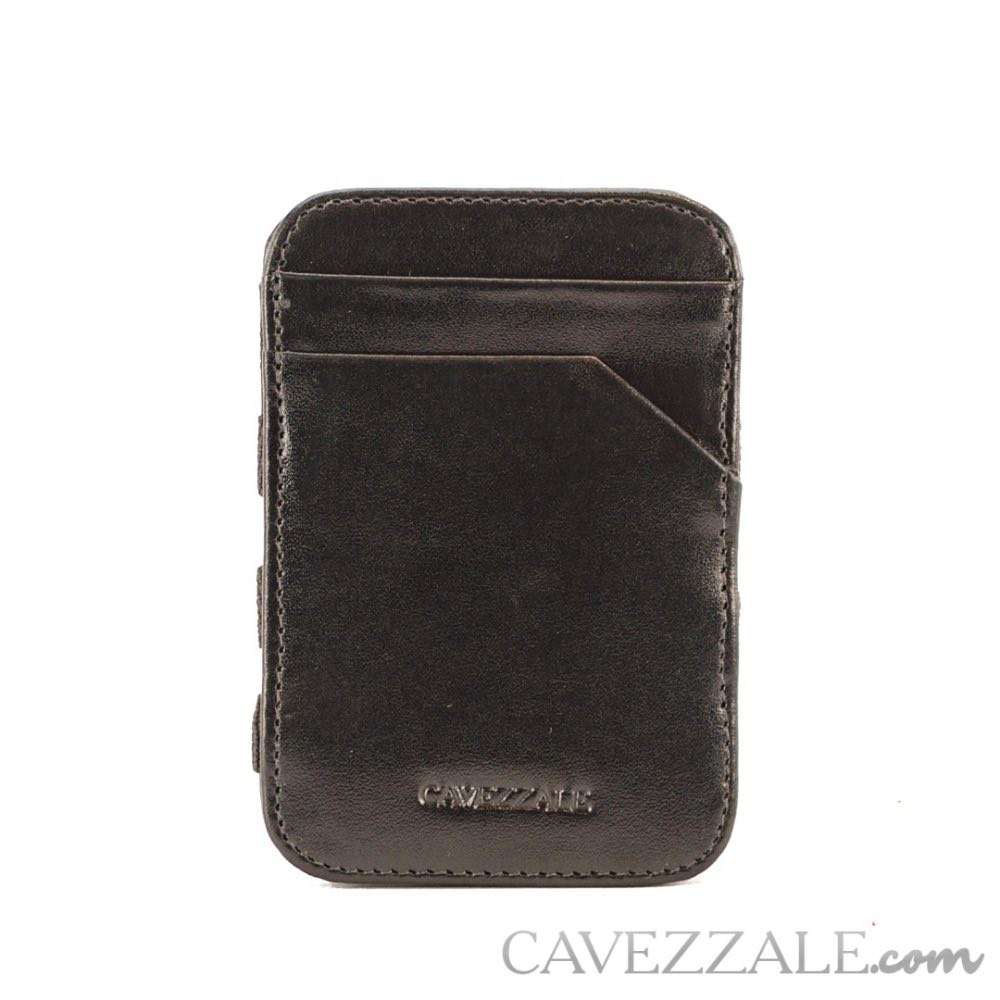 Carteira de Couro Masculina Pequena La Fenice Preto 101797