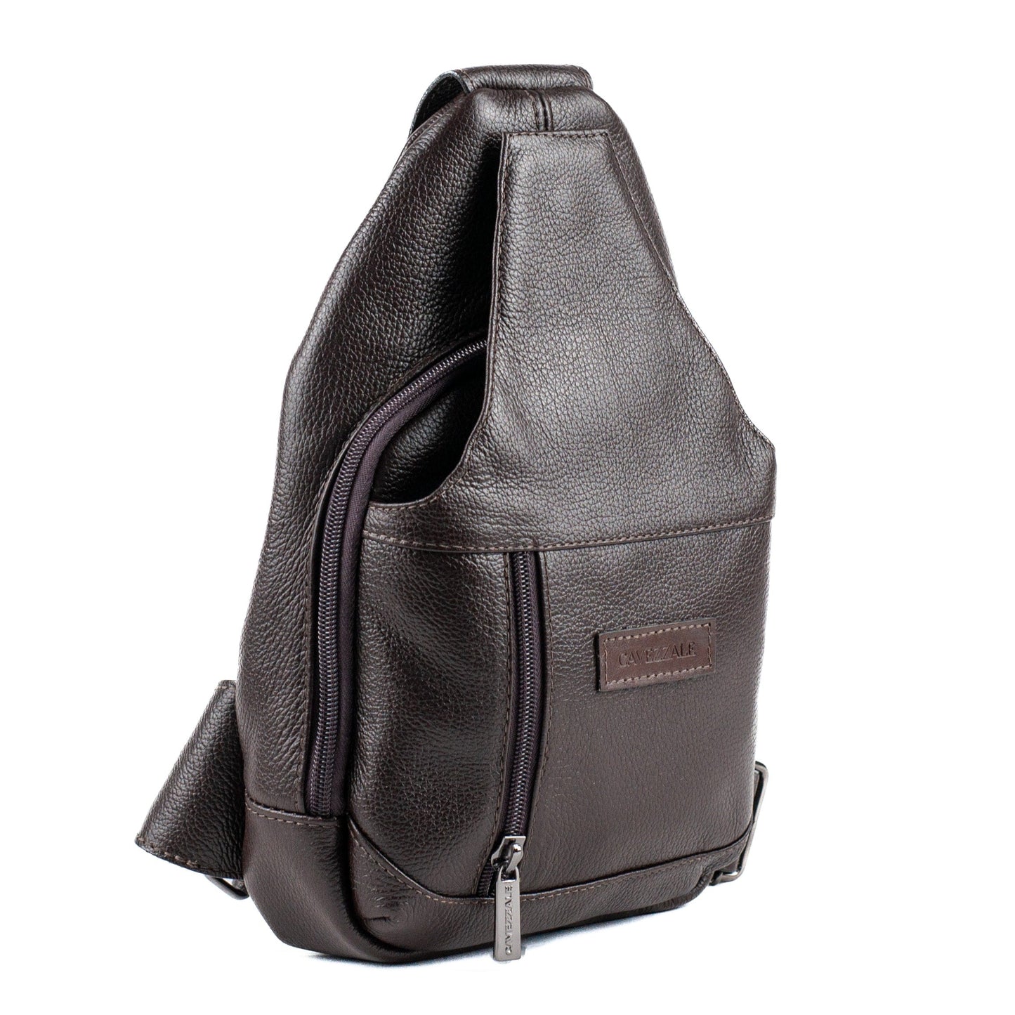 Mochila de Couro Tranversal La Fenice Café 101517