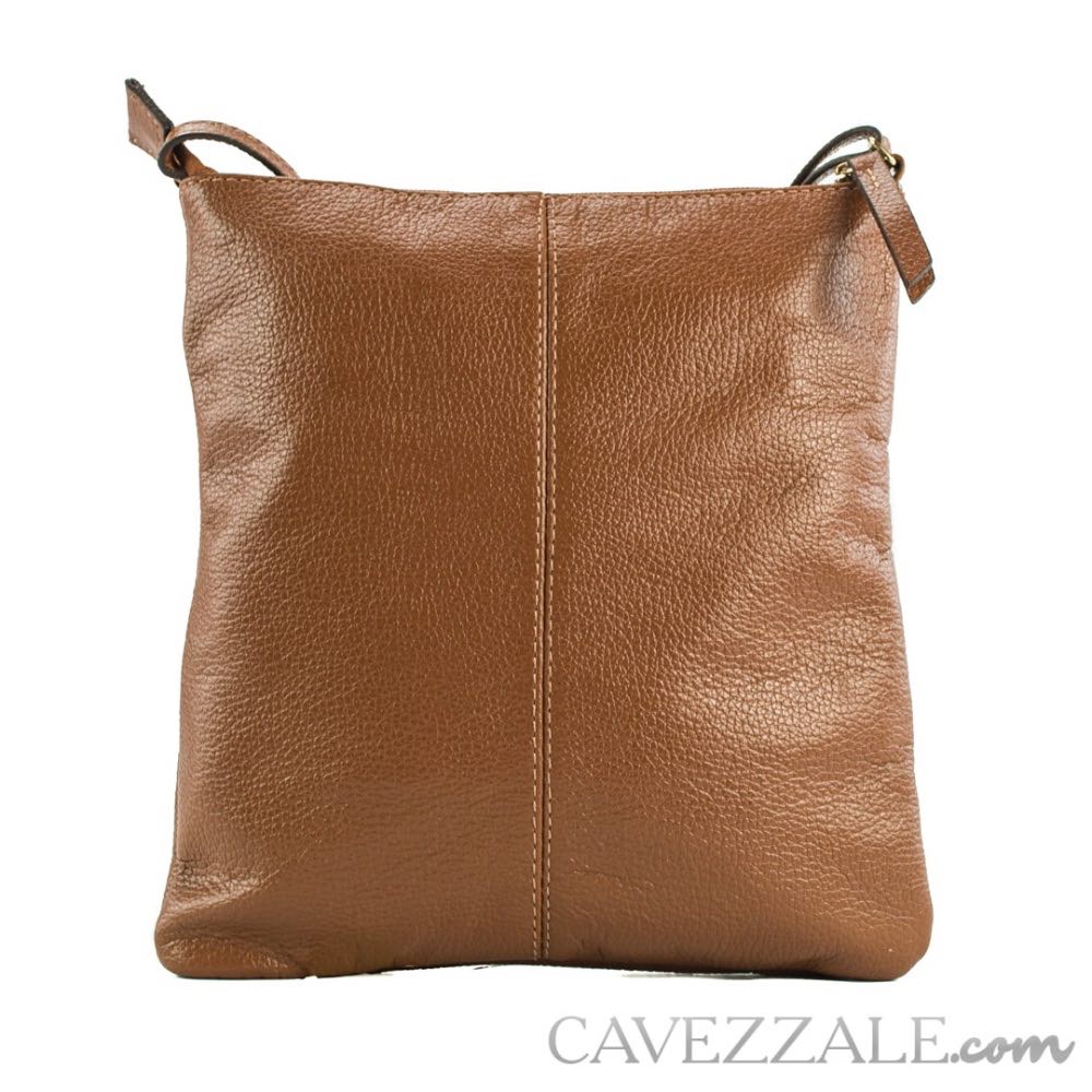 Bolsa Tiracolo de Couro La Fenice Castor 103173
