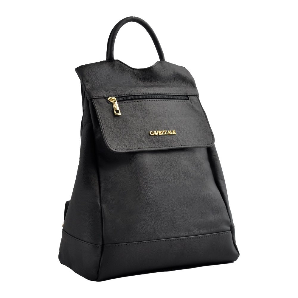 Mochila de Couro Antifurto La Fenice Preto 103581