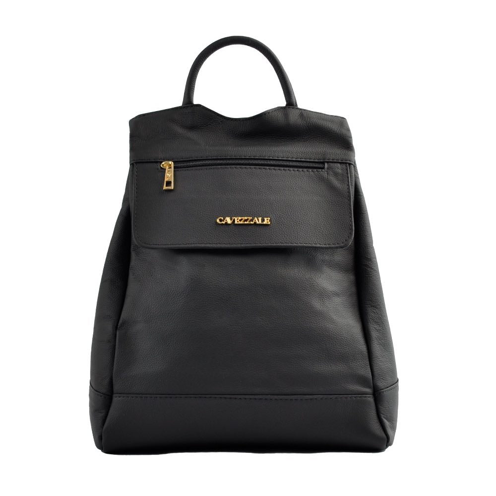 Mochila de Couro Antifurto La Fenice Preto 103581