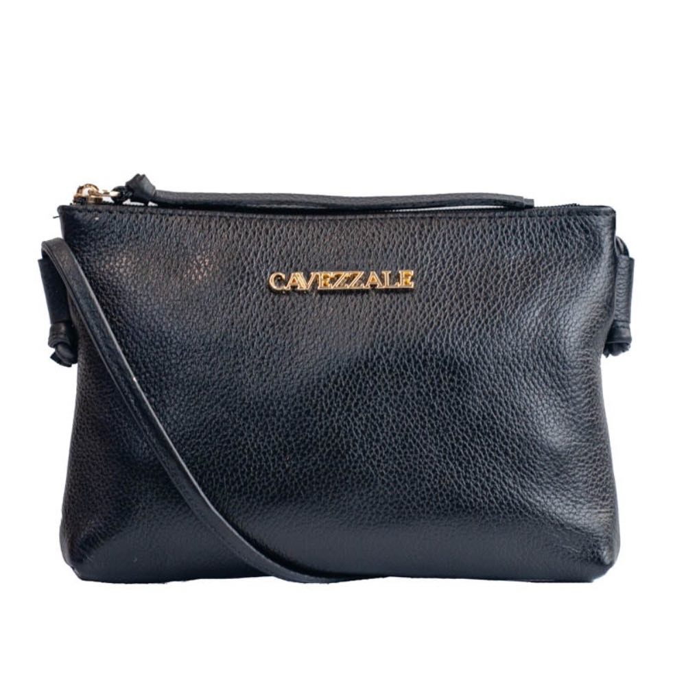 Bolsa de Couro La Fenice Preto 103467