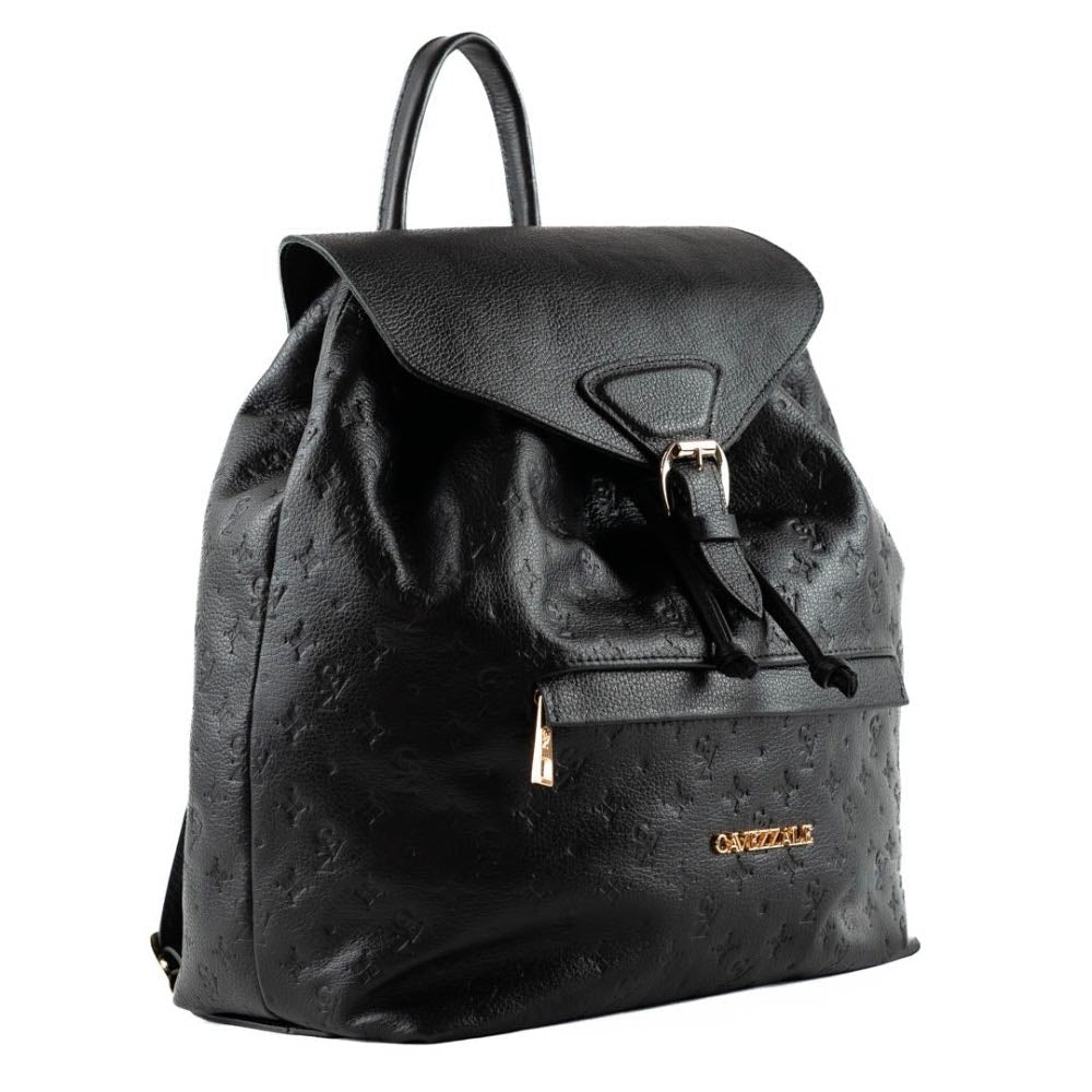Mochila de Couro La Fenice Preto 103672