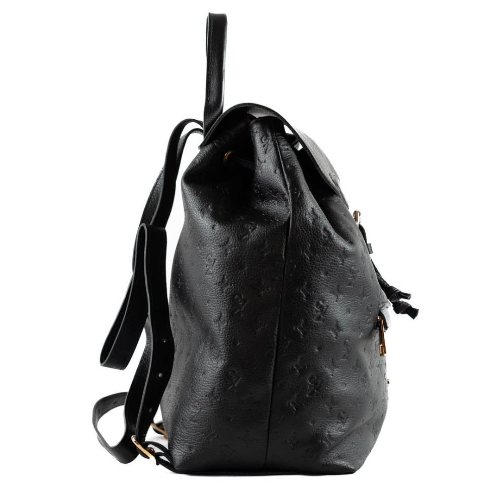 Mochila de Couro La Fenice Preto 103672