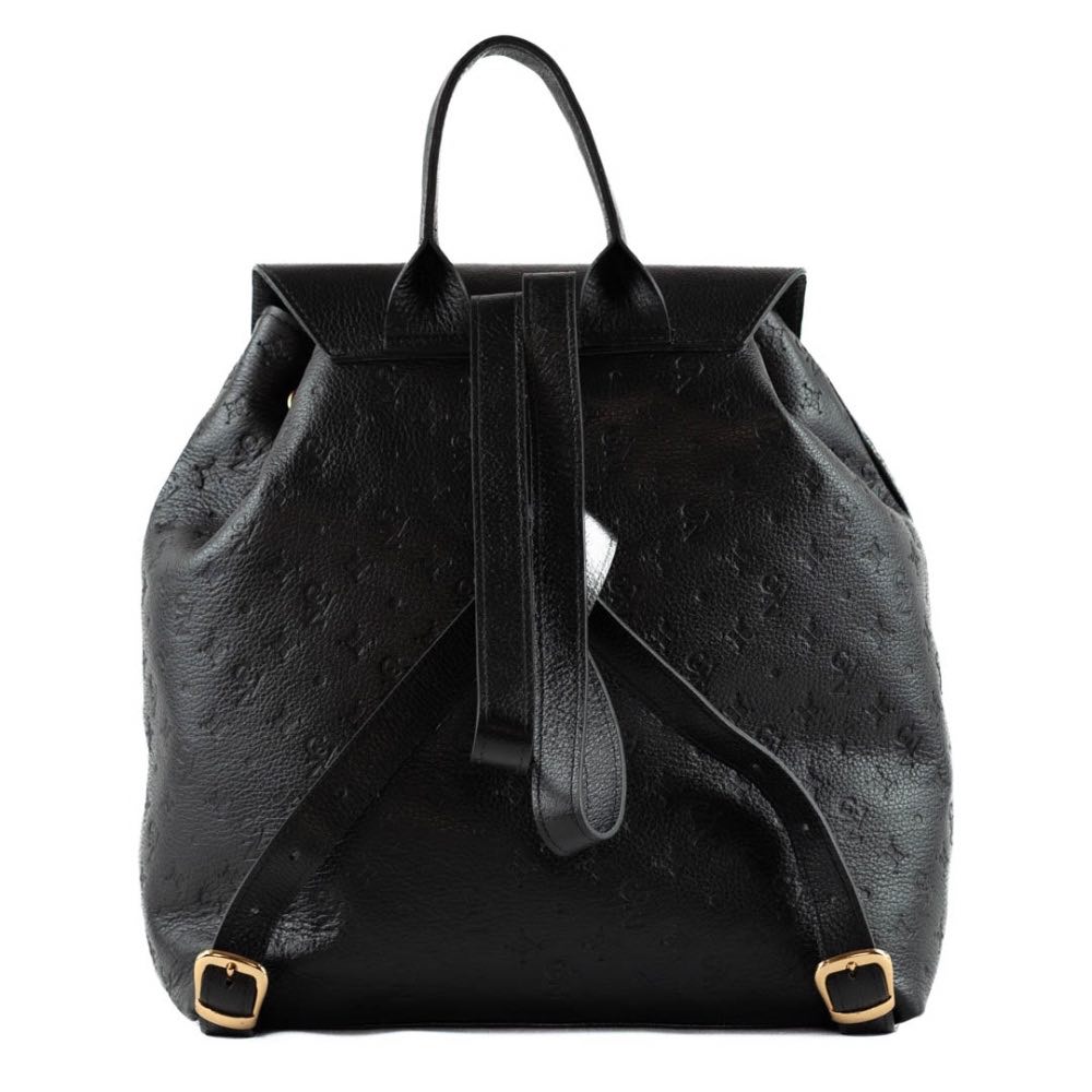 Mochila de Couro La Fenice Preto 103672