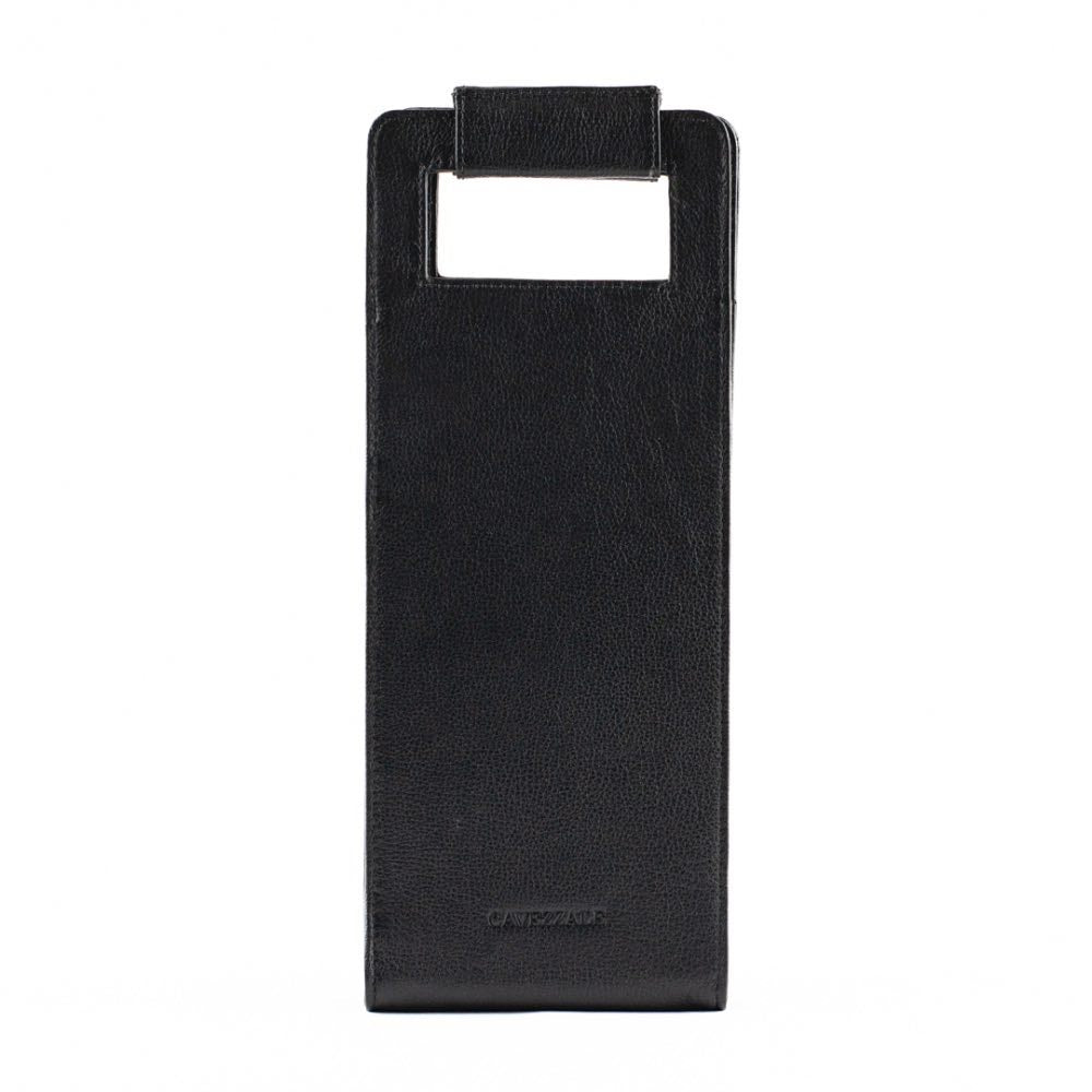 Porta Vinho Couro La Fenice Preto 104150