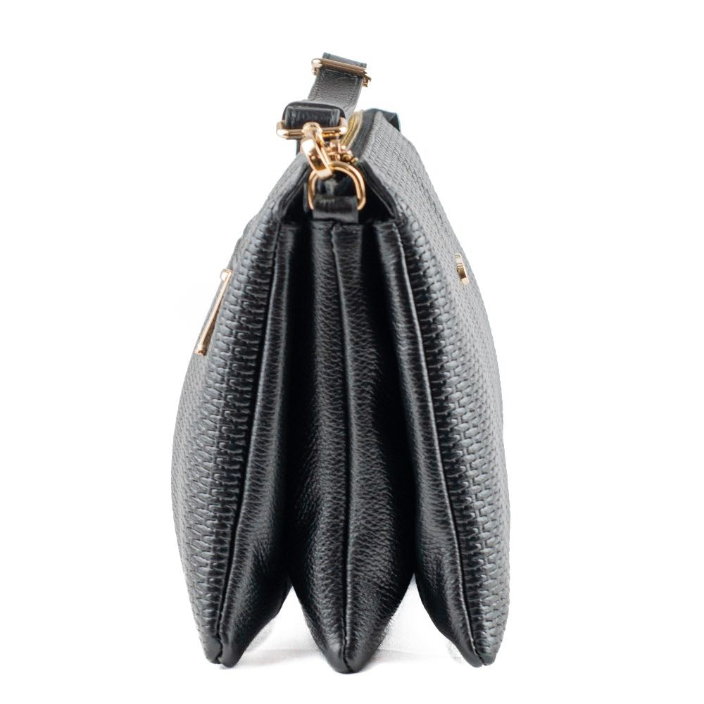 Bolsa de Couro La Fenice Soft Preto 104537