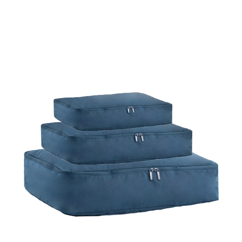Kit Organizador de Bagagem Poliéster La Fenice Marinho 104511