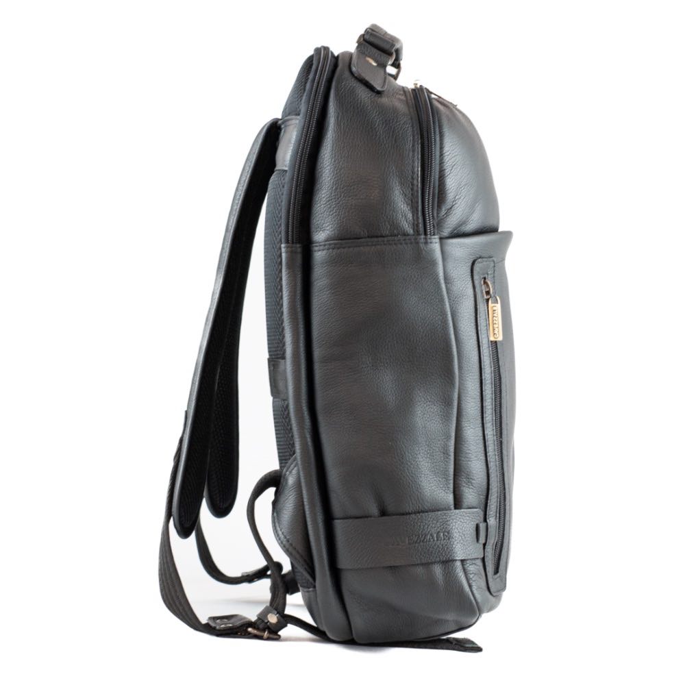 Mochila de Couro La Fenice Bufalo Preto 103498