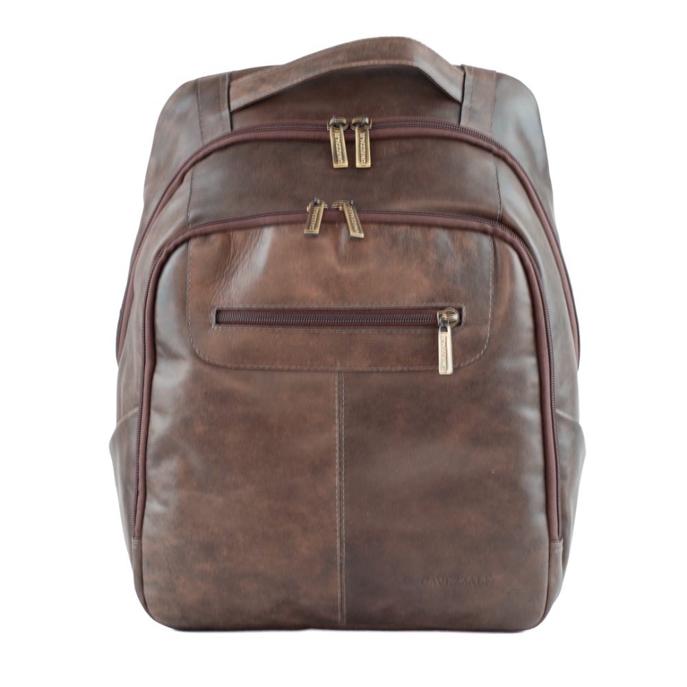 Mochila de Couro La Fenice Rustico Café 103492