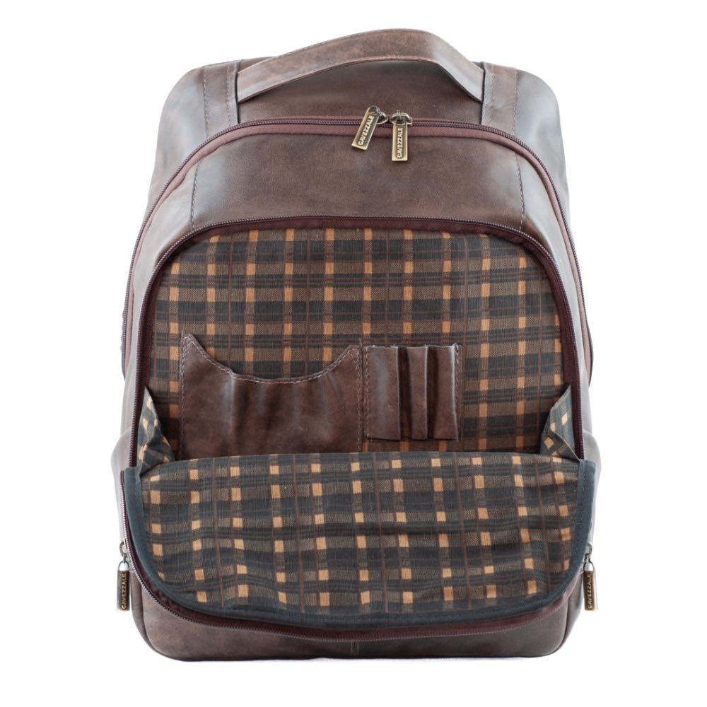 Mochila de Couro La Fenice Rustico Café 103492