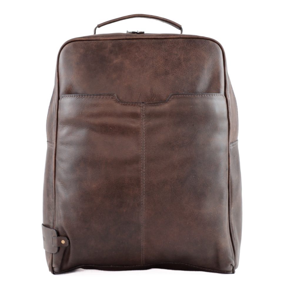 Mochila de Couro La Fenice Rustico Café 103491