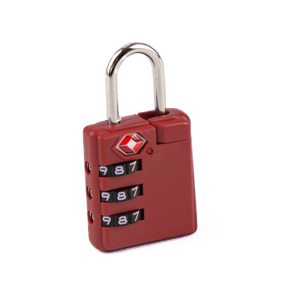 Cadeado La Fenice Segredo TSA Vermelho 104502