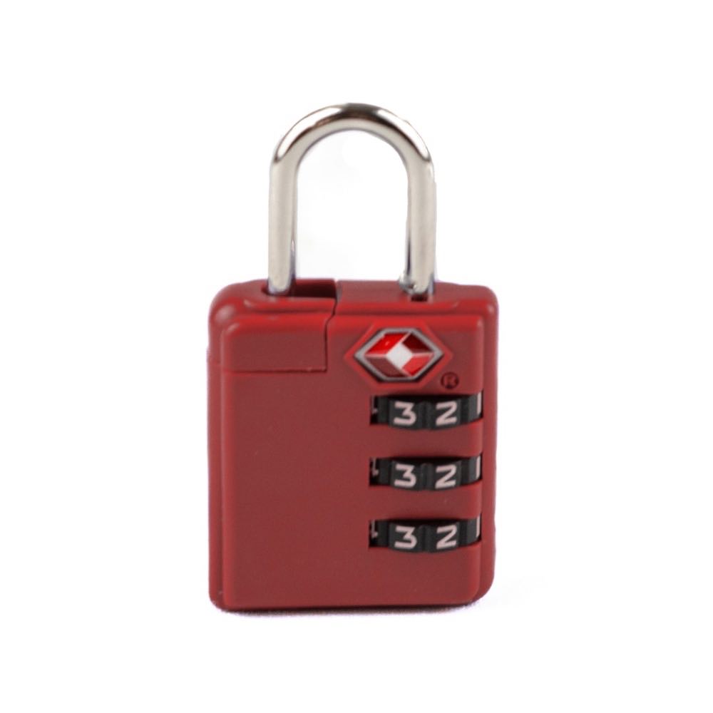 Cadeado La Fenice Segredo TSA Vermelho 104502