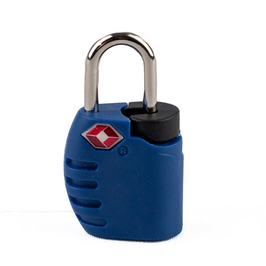 Cadeado La Fenice Chave TSA Azul 104503