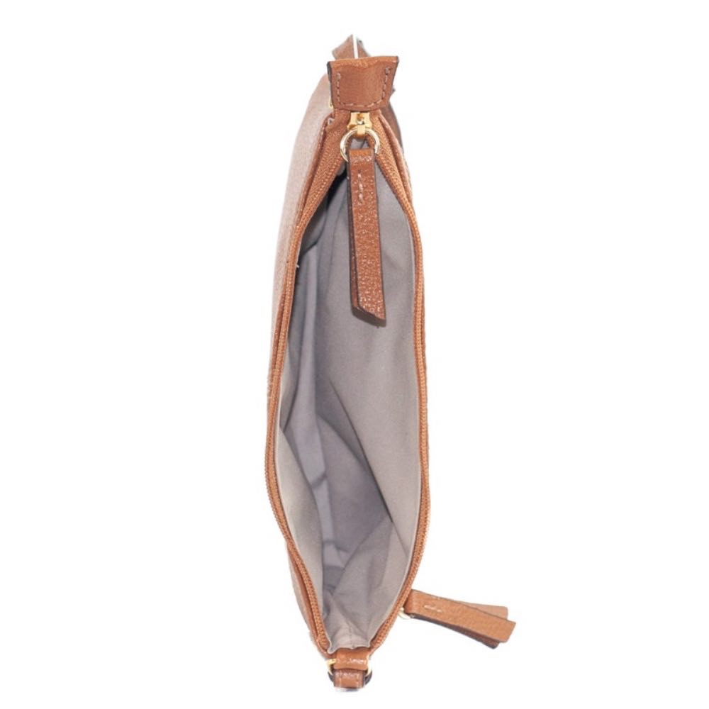 Bolsa Tiracolo Pequena Couro La Fenice Camel 100971